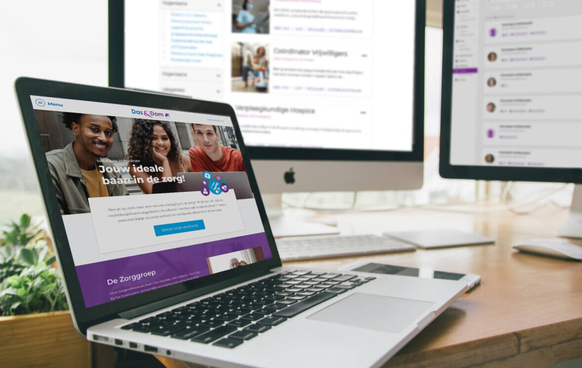 Werken-bij website voor een samenwerkingsverband - TSF Connected