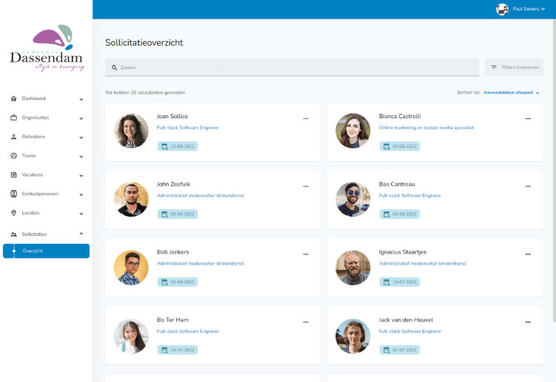 sollicitatieformulier