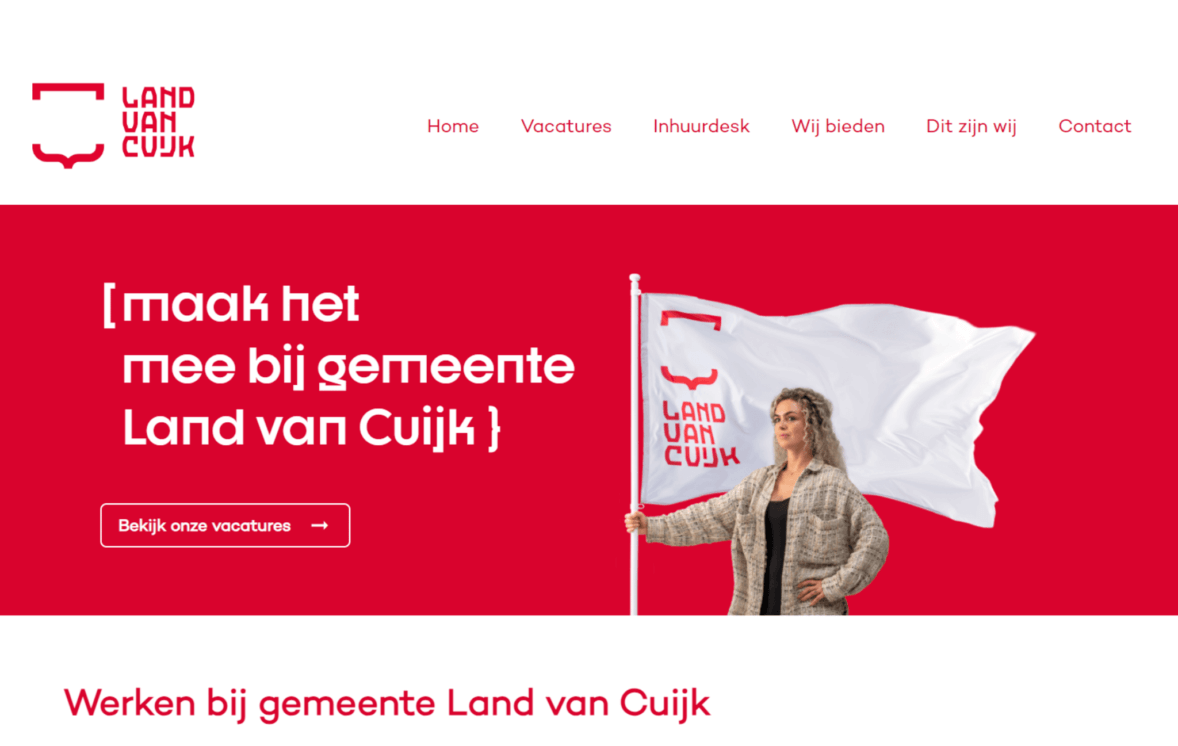 Werken bij Land van Cuijk