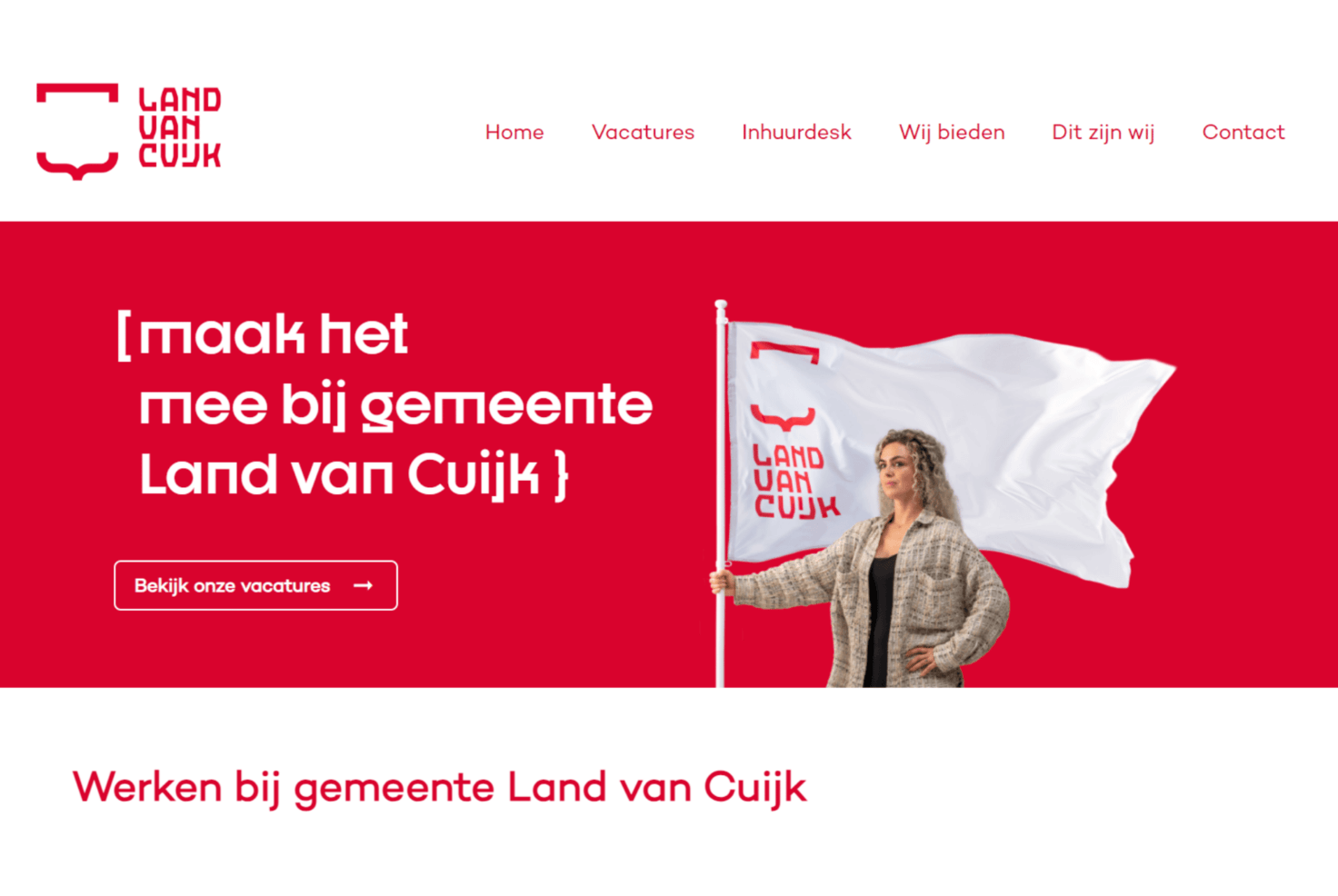 Werken bij Land van Cuijk