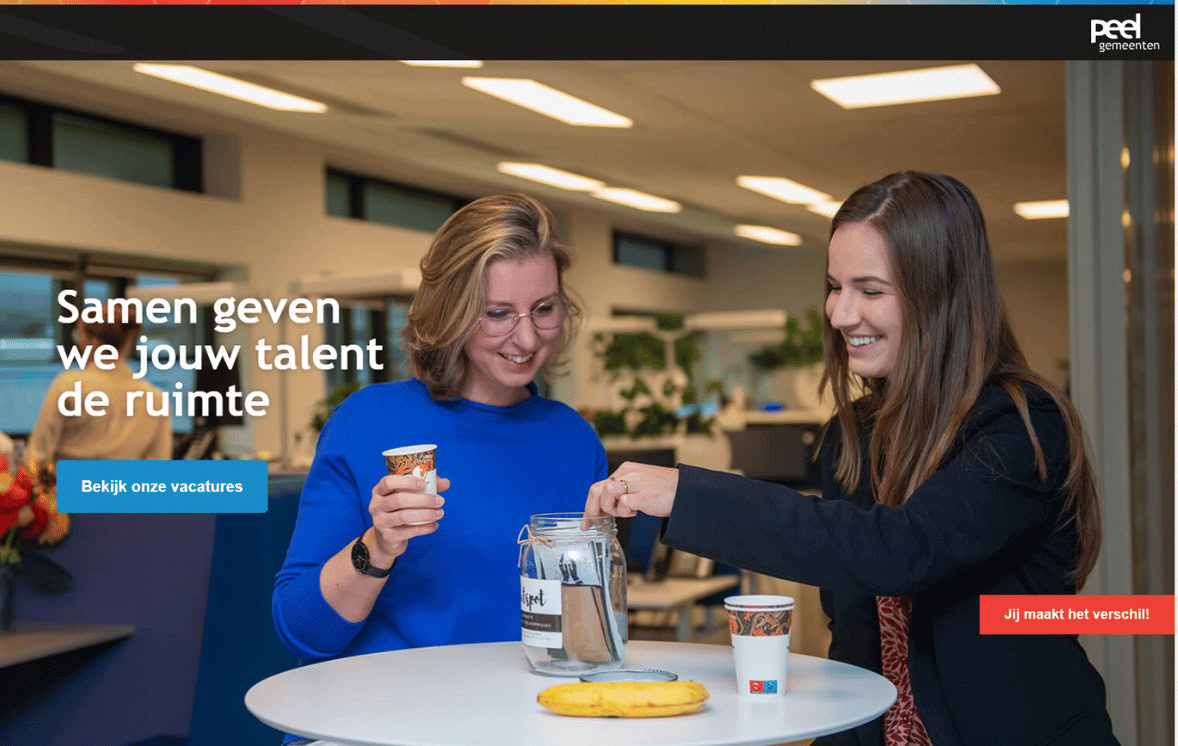 Werken bij Peelgemeenten