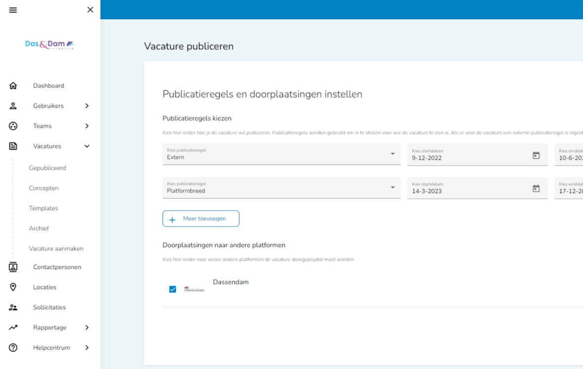 TSF Connected vacatures doorplaatsen