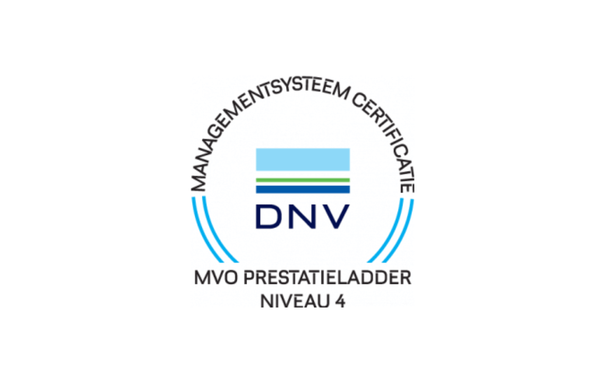 MVO prestatieladder niveau 4 certificaat - DNV