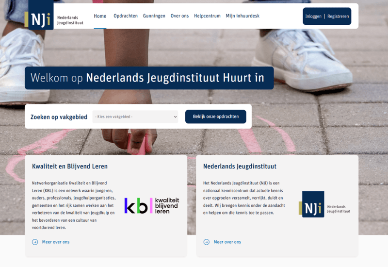 Nederlands Jeugdinstituut (Nji) Huurt in