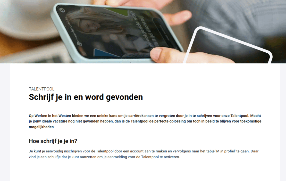 De waarde van een talentpool