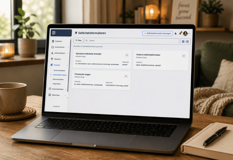 Preselectie en sollicitatieformulieren in het ats systeem